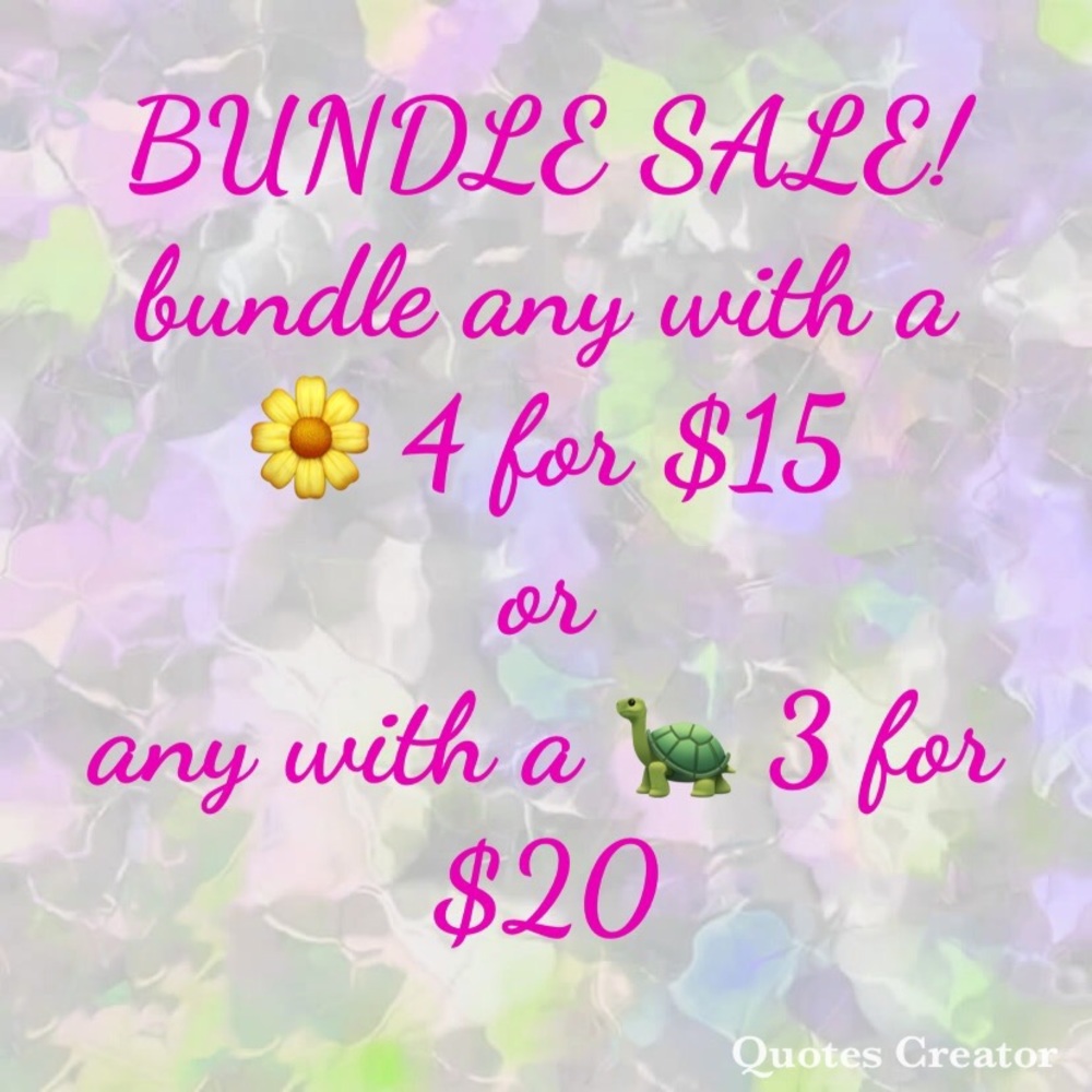 Bundle sale!